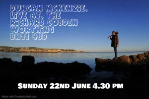 Duncan plays, The Richard Cobden,<br />Cobden Rd, Worthing, BN11 4BD<br />22nd June, 4.30pm